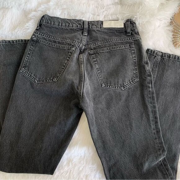 REDONE STRAIGHT LEG JEANS BLACK - Picture 4 of 8